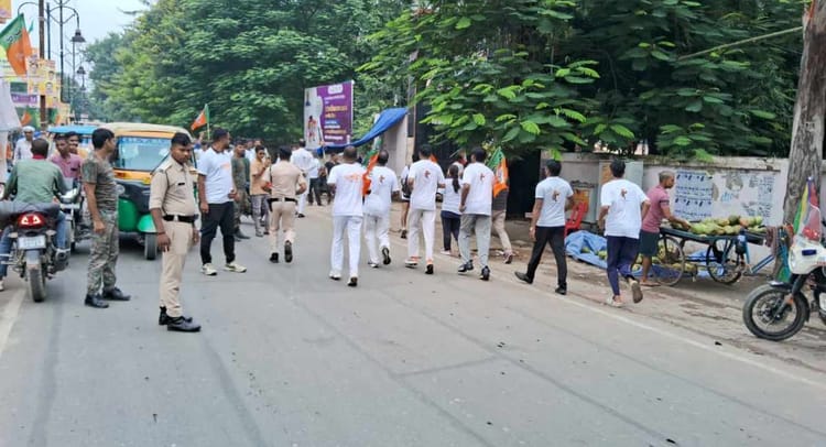 Bihar: पीएम मोदी के जन्मदिन पर सेवा पखवाड़ा, मुजफ्फरपुर में 5 किलोमीटर का "नमो मैराथन" का हुआ आयोजन