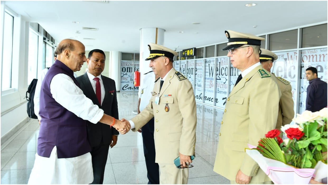 Rajnath Singh visits Morocco for the first time, will inaugurate defense manufacturing plant