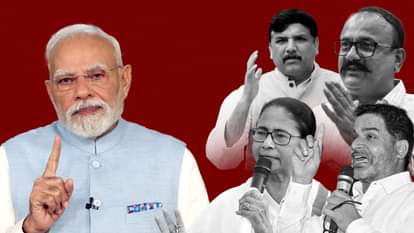 पीएम नरेंद्र मोदी, ममता बनर्जी, प्रशांत किशोर, हर्षवर्धन सपकाल, संजय सिंह