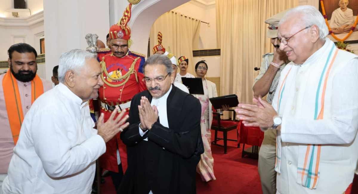 pavankumar bhimappa bajanthri takes oath as chief justice of patna high court