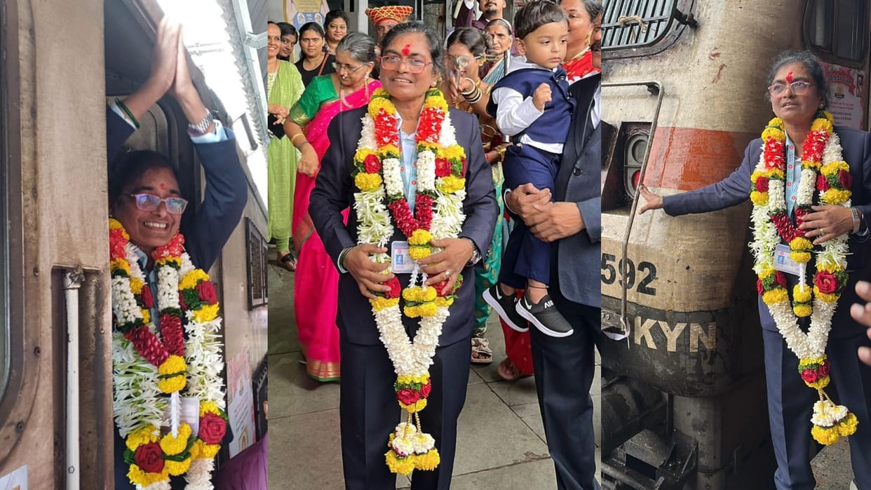 asia first female loco pilot Surekha Yadav will retire after 36 years of service