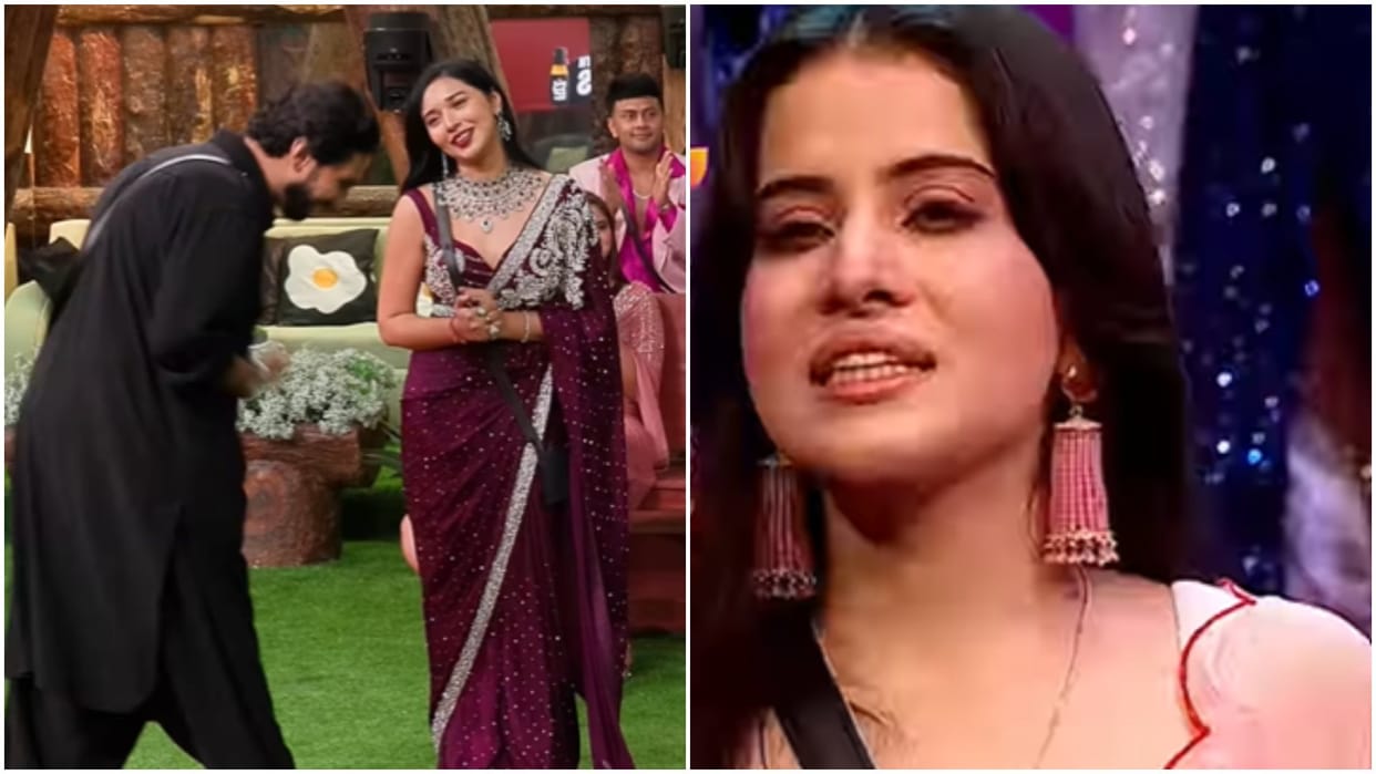 Uorfi javed come in bigg boss 19 weekend war amaal malik sings song for tanya mittal