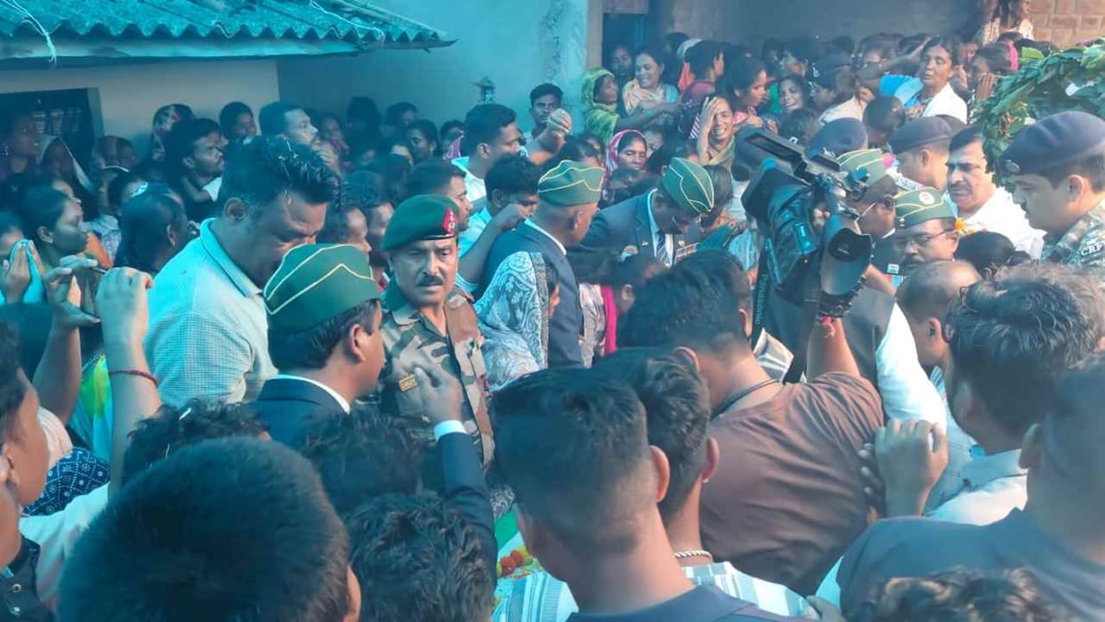 Tearful Farewell to Ranjit Kashyap and Village Grieves for Fallen Hero