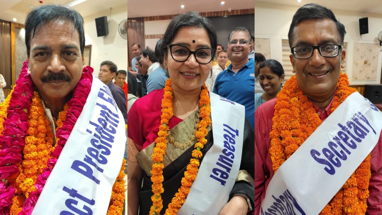 Dr. DP Gangwar wins IMA election in Bareilly