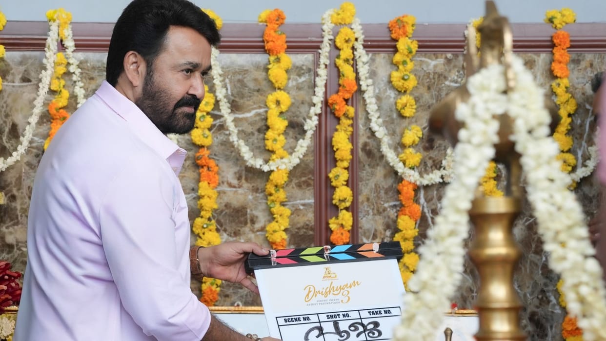 Mohanlal Pooja before shooting of drishyam 3 shares photos on facebook