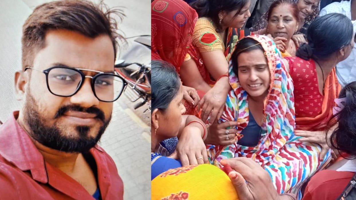 businessman dead body covered in blood found on road murder suspected in Chandauli