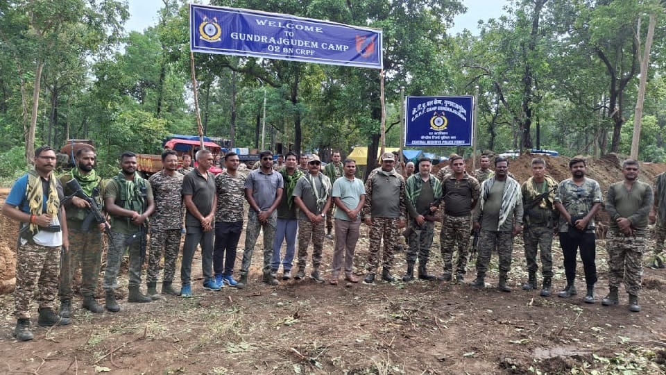A major step towards a Naxal free state by 2026 two new security camps established in Sukma