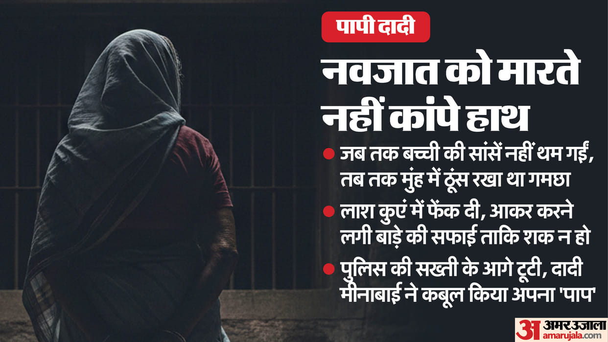 In Seoni Malwa, a grandmother killed her four-month-old daughter in her desire for a grandson.
