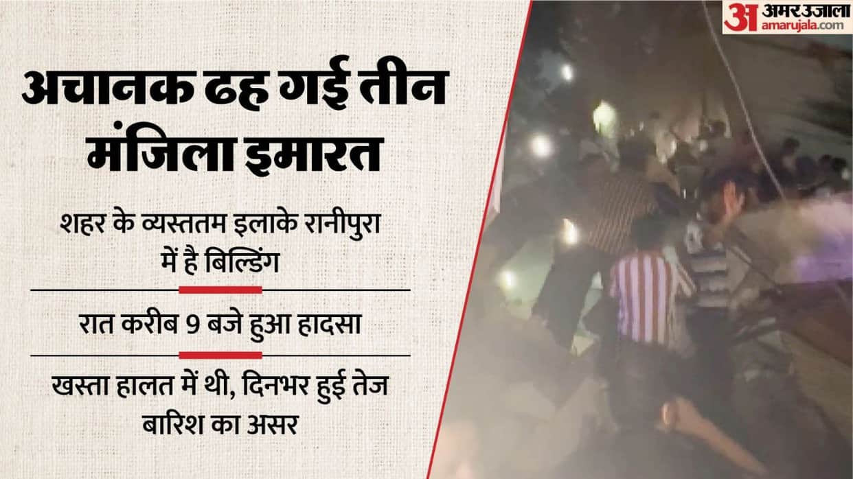 Indore news building collapsed accident