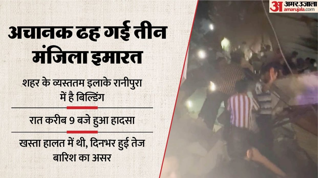 Indore news building collapsed accident