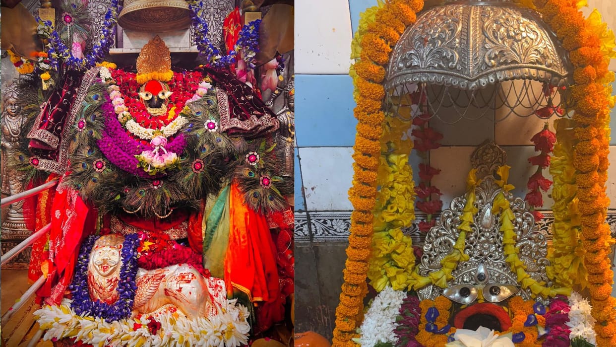 Shardiya Navratri 2025 crowd of devotees thronged Vindhyachal Dham on first day in mirzapur