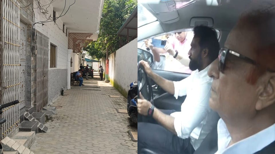 Azam Khan News: Silence prevails outside the Samajwadi Party leader's house; police patrolling continues