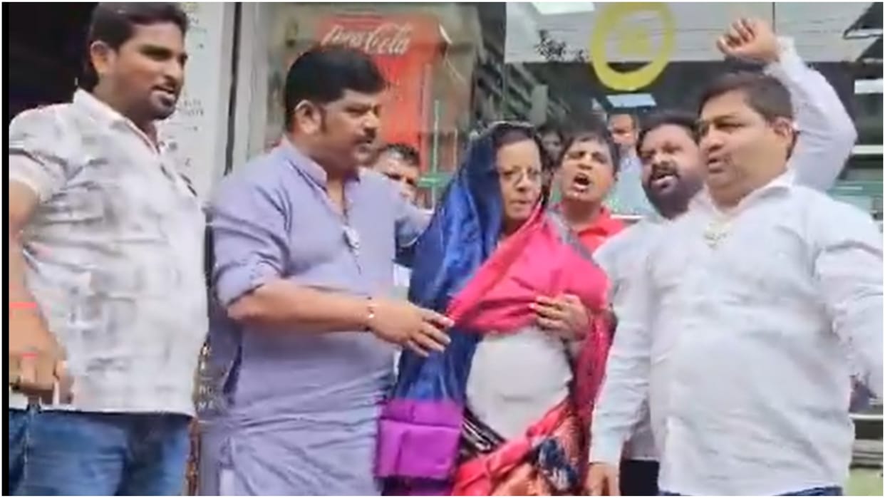 BJP members angry over sharing fake photo of PM Modi, 73 year old Congress leader made to wear saree