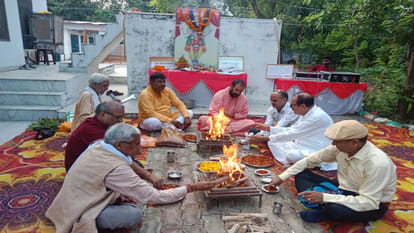Kanpur: world's largest temple of Lord Dhanvantari will be built at Dyodhi Ghat, Bhoomi Pujan was done