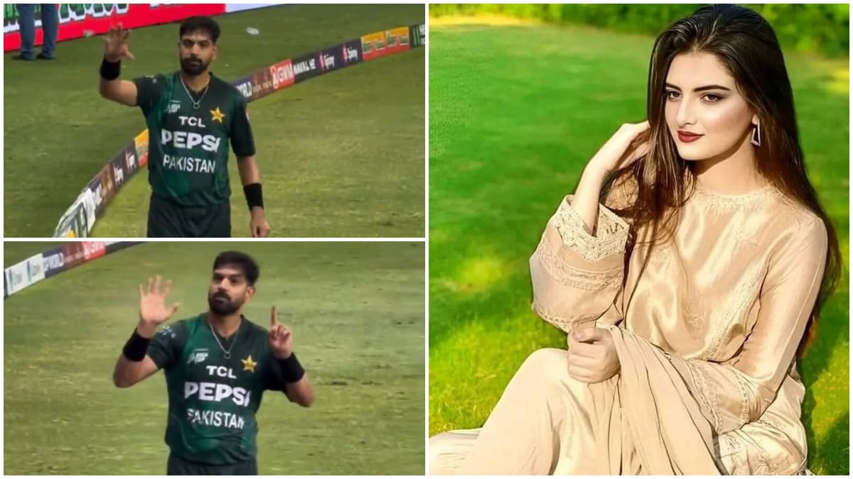 Ssa Rauf Ind Vs Pak:हारिस रऊफ के विवादित इशारे के बाद उनकी पत्नी का आपत्तिजनक ...