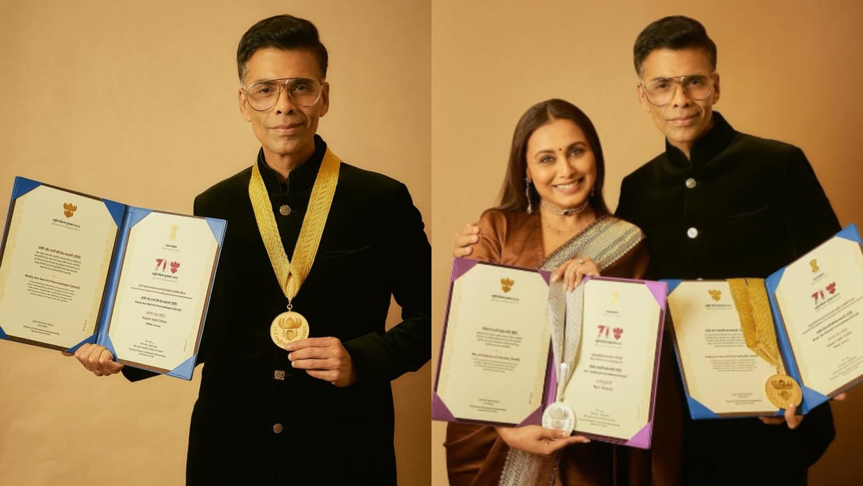 Karan Johar Received National Film Award Produced Share Social Media Post