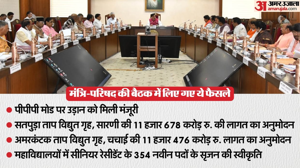 MP cabinet approved the operation of helicopterservices through public-private partnership these works were