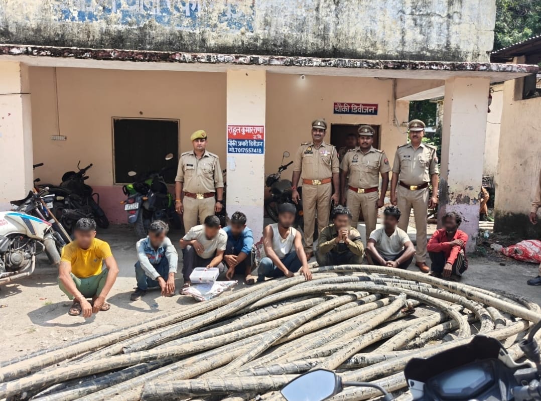 BSNL cable worth Rs 15 lakh stolen eight accused arrested