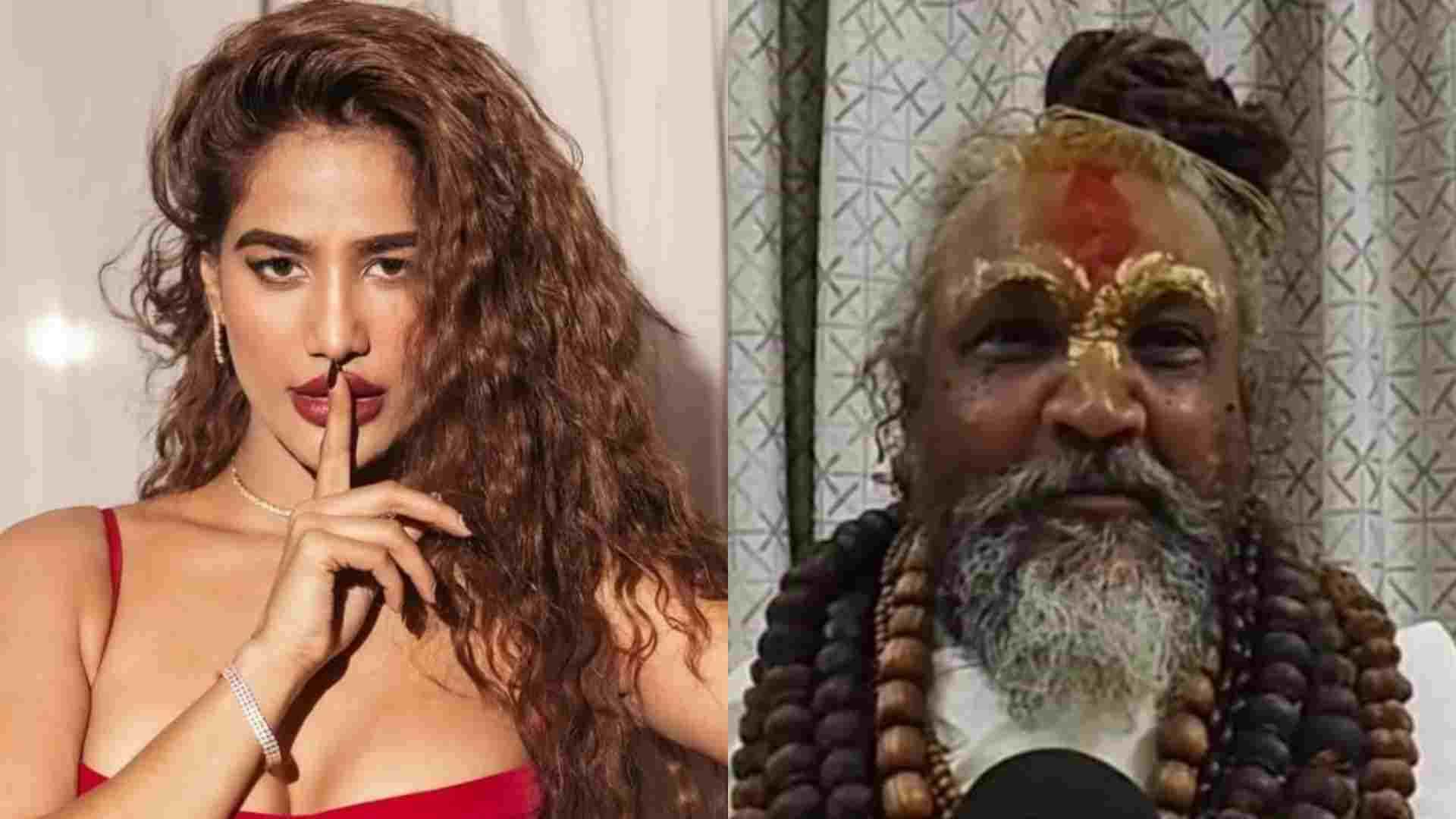 पूनम पांडे और कंप्यूटर बाबा।