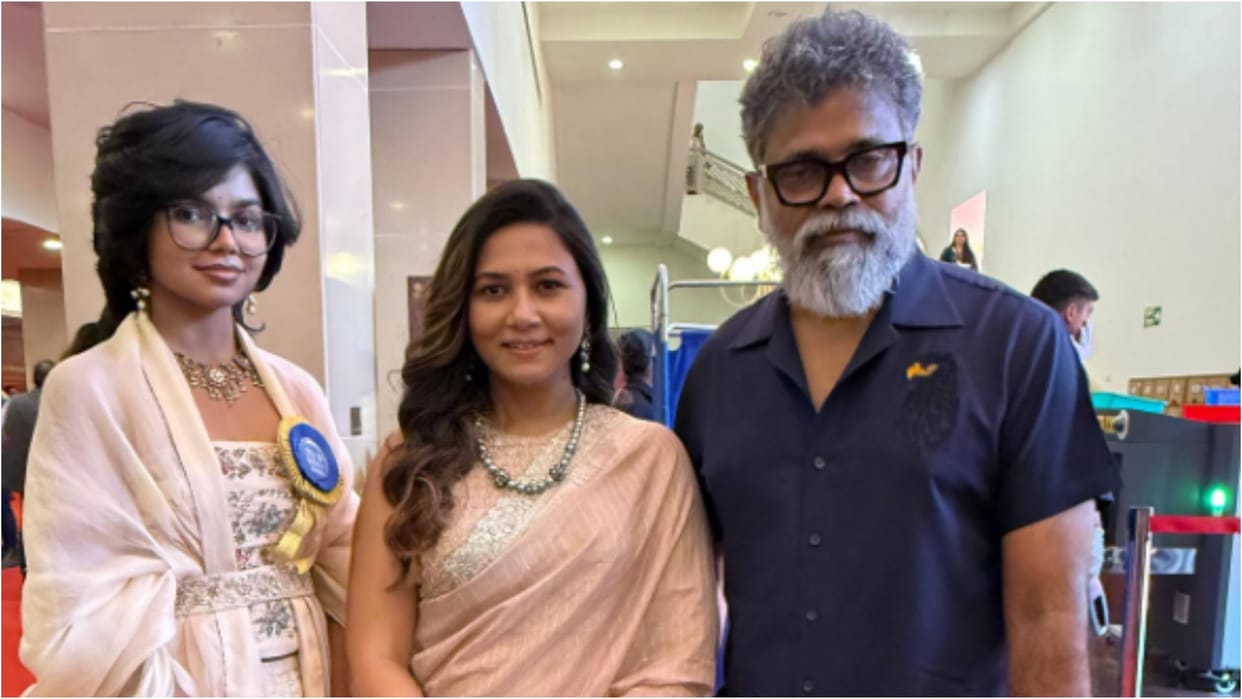 Pushpa Movie fame Director Sukumar attends National Awards ceremony his daughter Sukriti won Best Child Actor