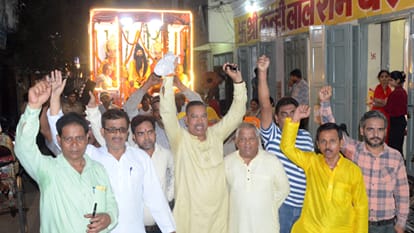 Ram Barat procession was held with great pomp in Bareilly