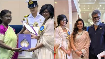 Best Moments Of 71st National Film Awards Shah Rukh Hugged Mohanlal Rani Mukerji Clicked Photo Of Vaibhavi