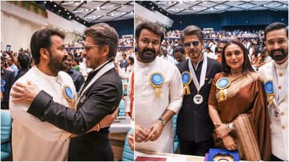 Best Moments Of 71st National Film Awards Shah Rukh Hugged Mohanlal Rani Mukerji Clicked Photo Of Vaibhavi