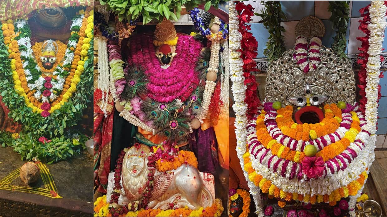Navratri second day devotees visited Vindhyachal temple for darshan in mirzapur