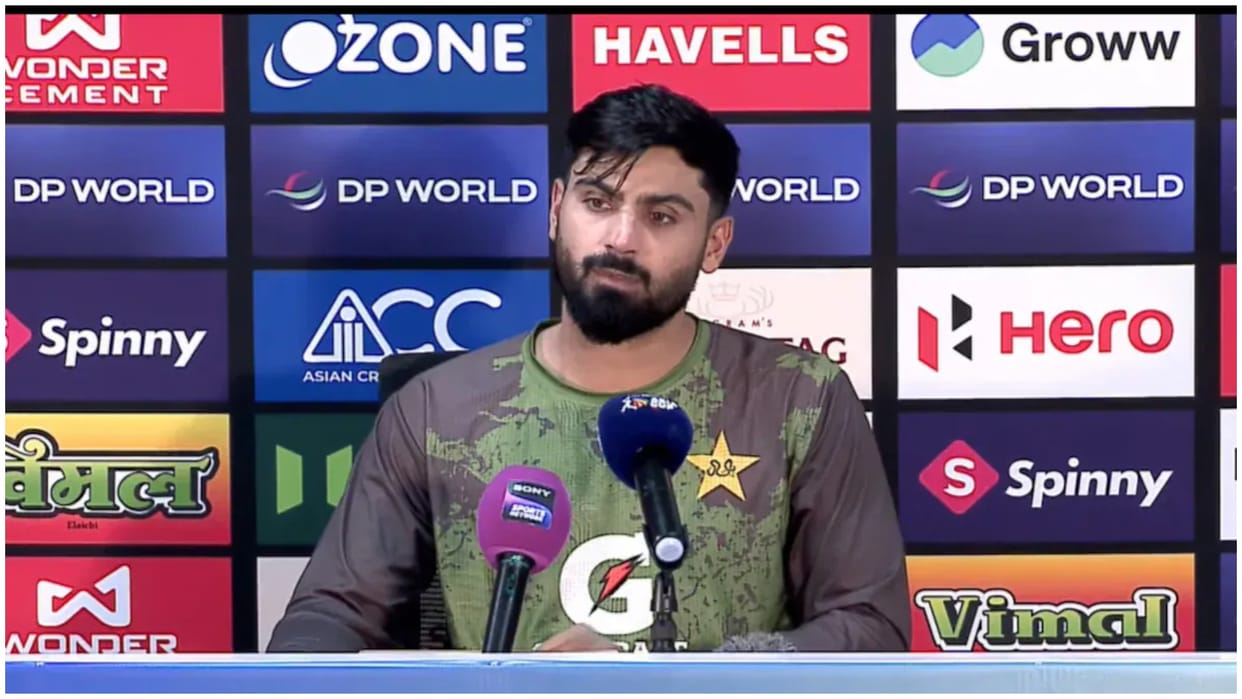 Pakistan all-rounder Hussain Talat injured his left shoulder and was subsequently taken to a hospital