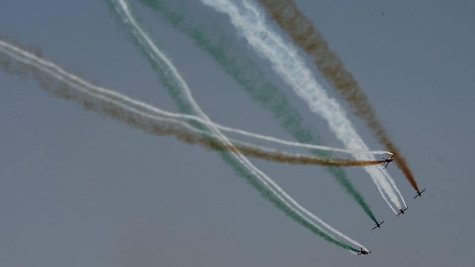 MiG-21 bids farewell gets water cannon salute at Chandigarh Air Force Station