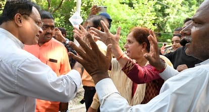 Kanpur Bulldozers run park built on school land demolished people clashed with police in protest
