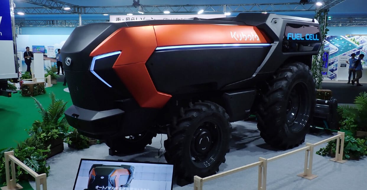Japan’s Kubota unveils world’s first hydrogen fuel cell tractor with self-driving function in World Expo Osaka