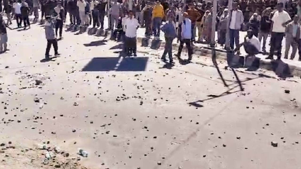 Leh Violent Protest statehood Ladakh stone pelting uproar pictures
