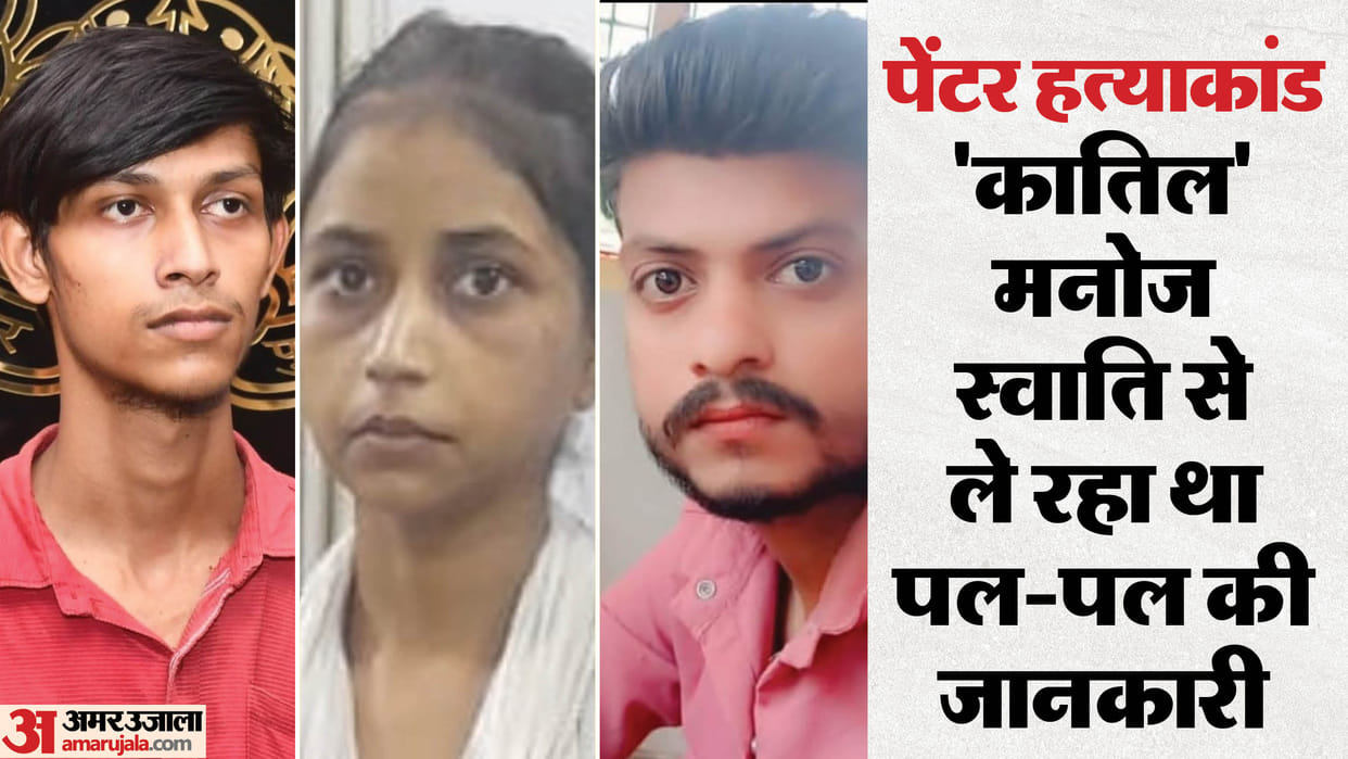 Moradabad Painter Yogesh Murder lover Manoj bought a new SIM card and spoke to Swati After painter murder