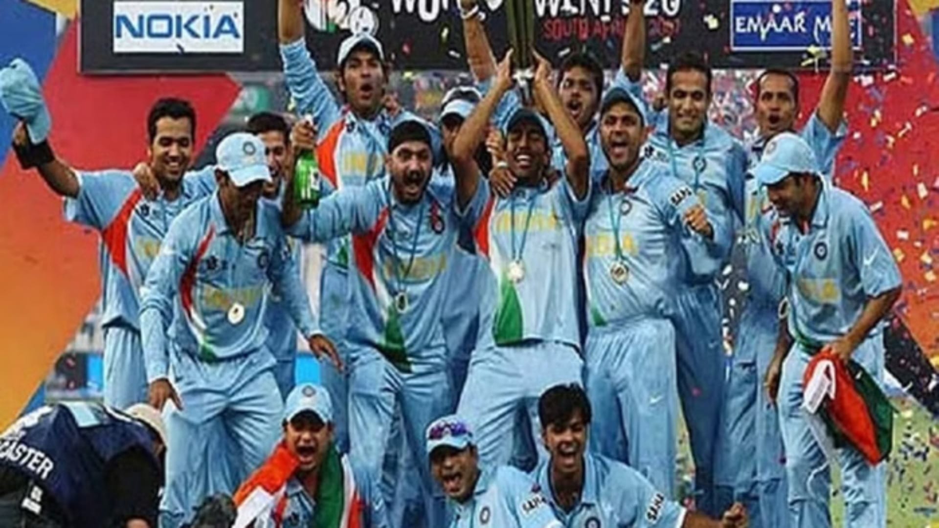 T20 World Cup 2007 India Made History Today Defeating Pakistan to Win the Trophy Gambhir Pathan Shine