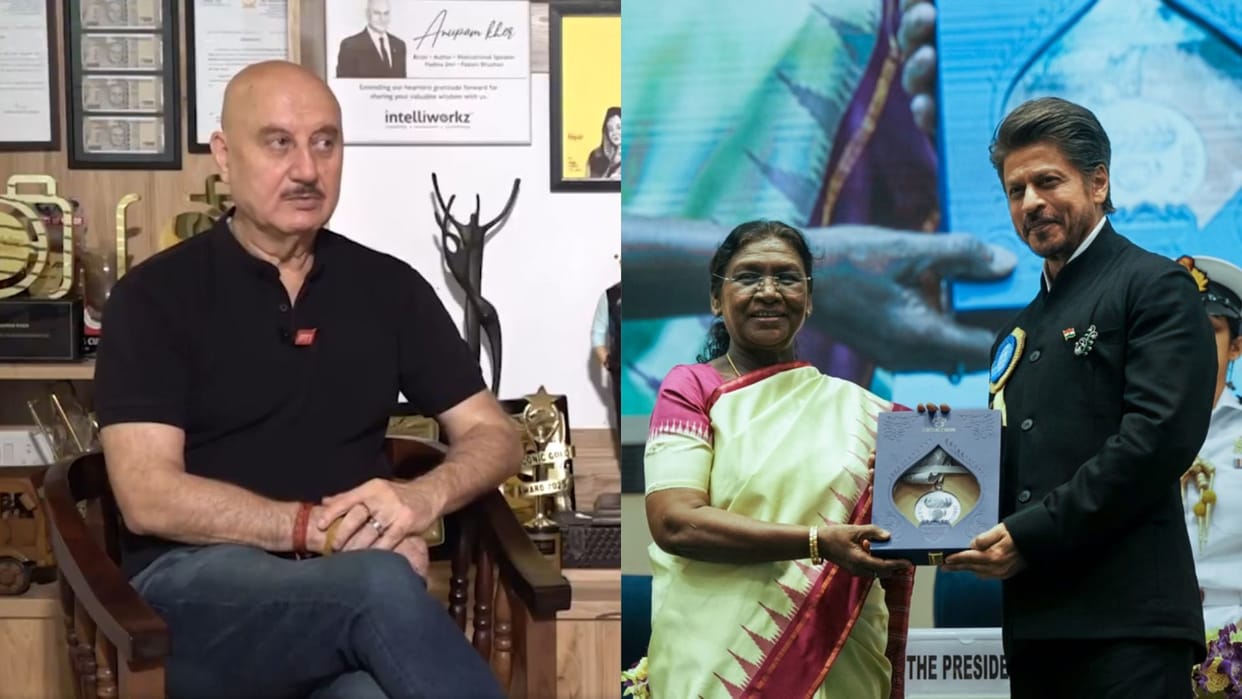 Anupam Kher gives reaction on getting National Award by Shah Rukh Khan