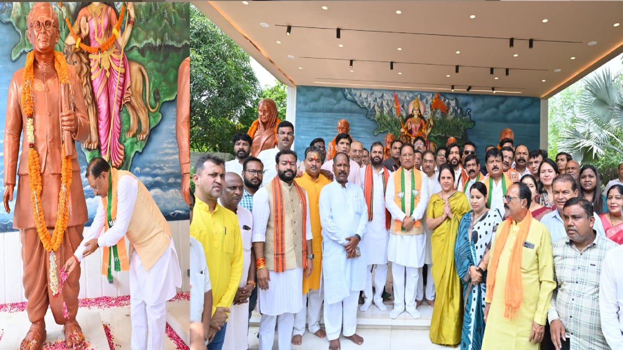 Raipur: Pandit Deendayal Upadhyay birth anniversary; CM Sai said - Pandit ji had taken a new India pledge