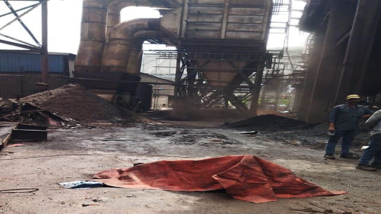 Accident at Raigarh steel plant: Worker dies tragically after being hit by hot ash
