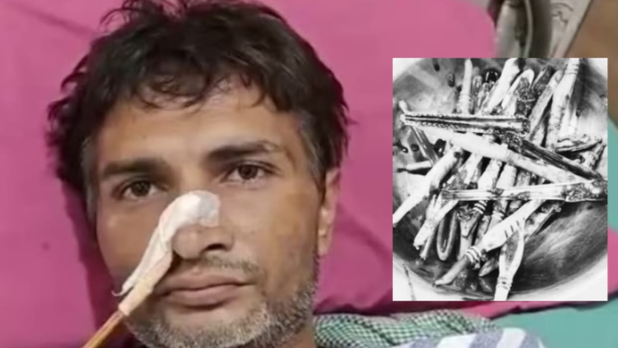 man admitted to drug de addiction centre at 29 steel spoon and 19 tooth brush