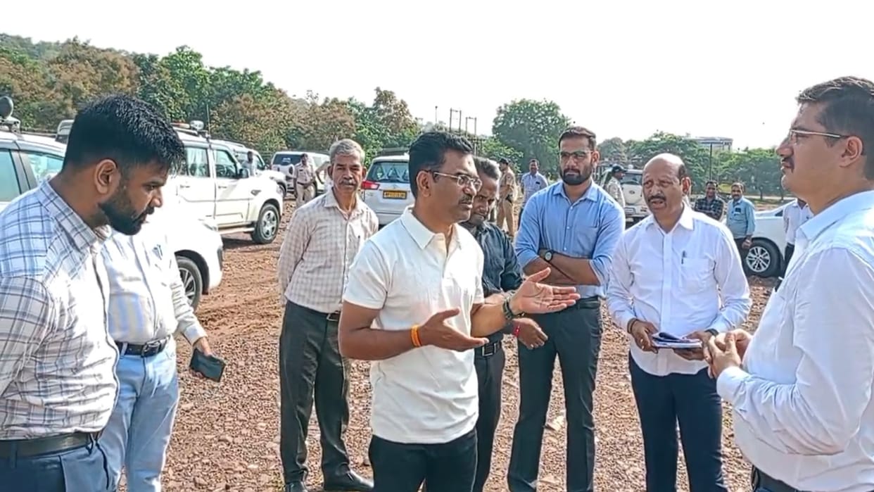 Omkareshwar: Divisional Commissioner reached Omkareshwar and inspected preparations related to Simhastha
