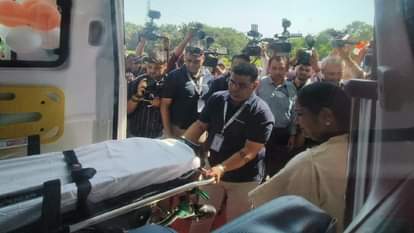 सीएम ने 11 एंबुलेंस को किया फ्लैगऑफ