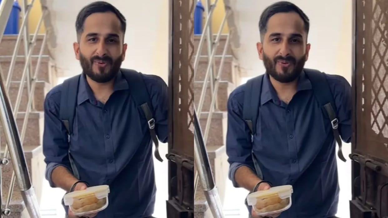 When the employee did not find the dog he fed the Shraddha food to the boss Video goes Viral on Internet