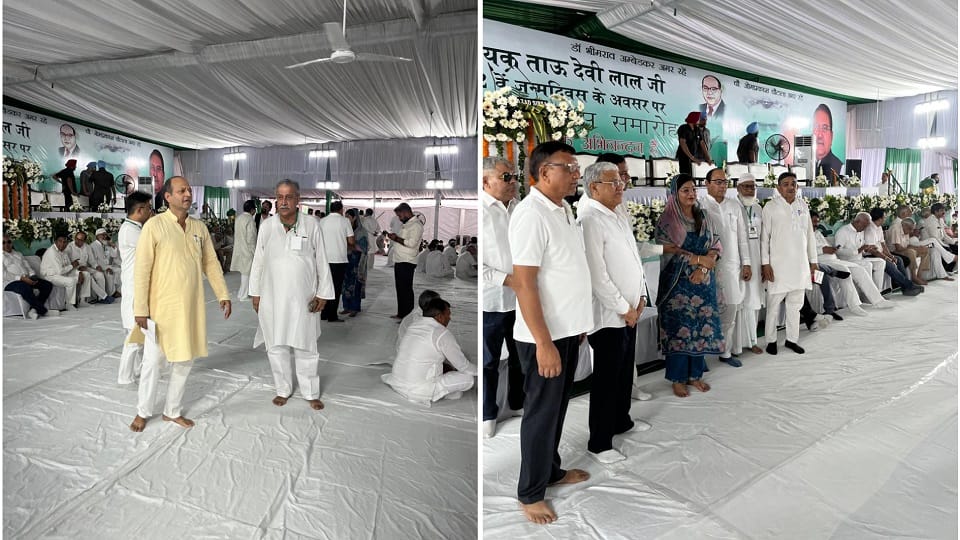 INLD rally in on Tau Devi Lal birth anniversary