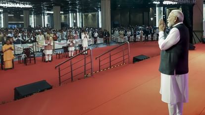 PM Modi inaugurated the UP International Trade Show in Greater Noida