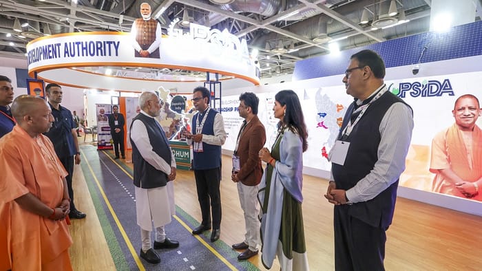 PM Modi inaugurated the UP International Trade Show in Greater Noida