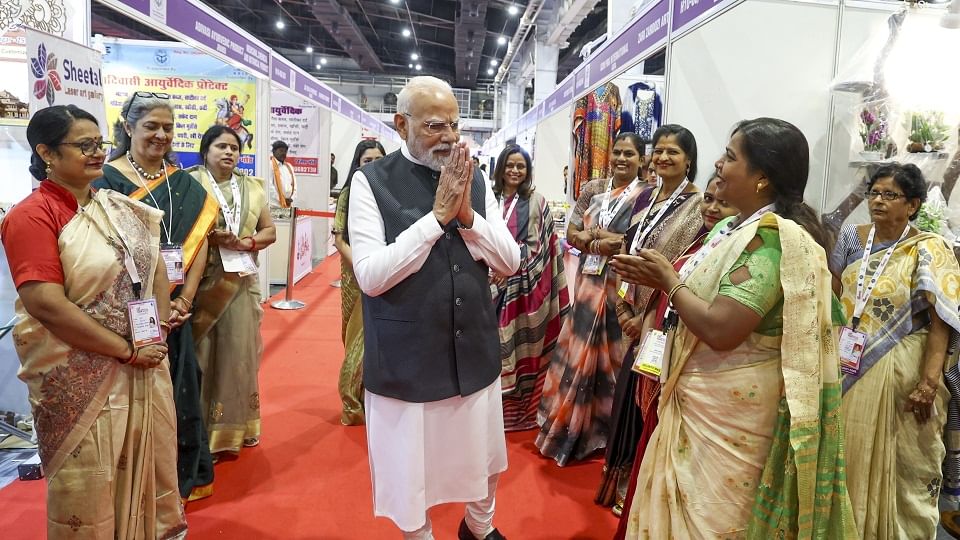 PM Modi inaugurated the UP International Trade Show in Greater Noida