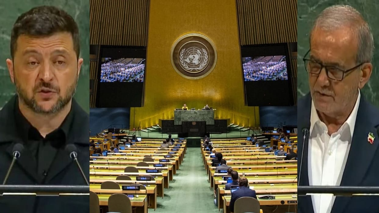 80th UNGA Session Hindi Update Zelensky Europe cannot afford to lose Moldova Pezeshkian on Iran nuclear policy
