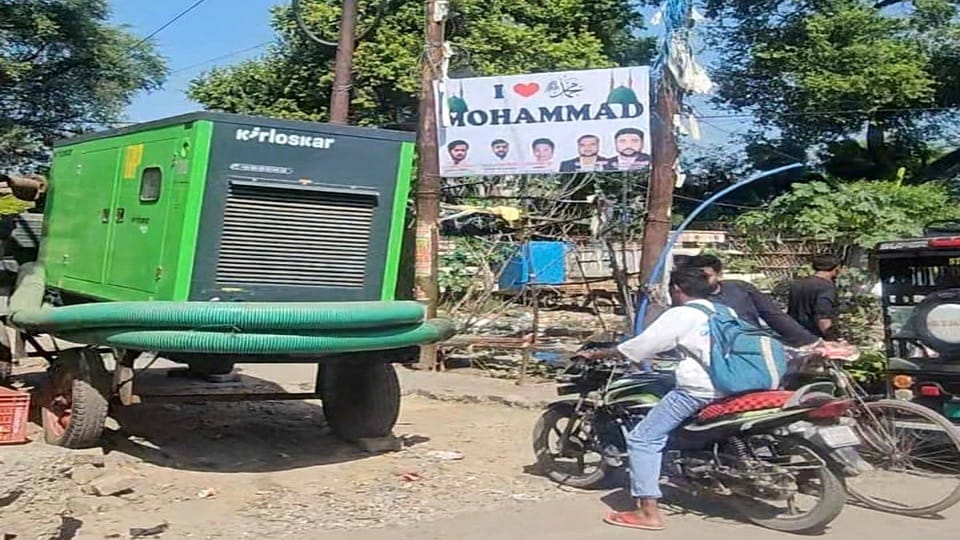 I Love Mohammad posters in Aligarh