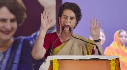कांग्रेस महासचिव प्रियंका गांधी वाड्रा।