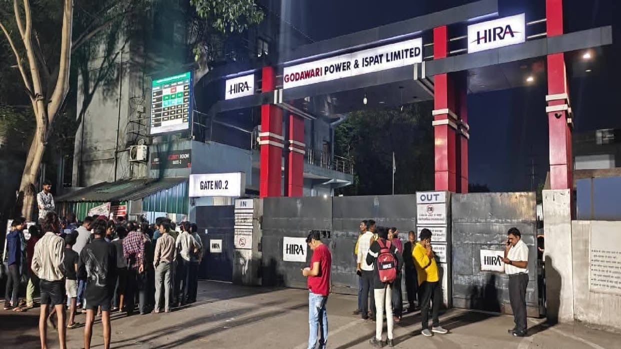 six workers killed many injured after a structure collapses at steel plant in Raipur CG